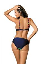 Colourful Hip Cut Out Two Piece Bikini Set | Marko