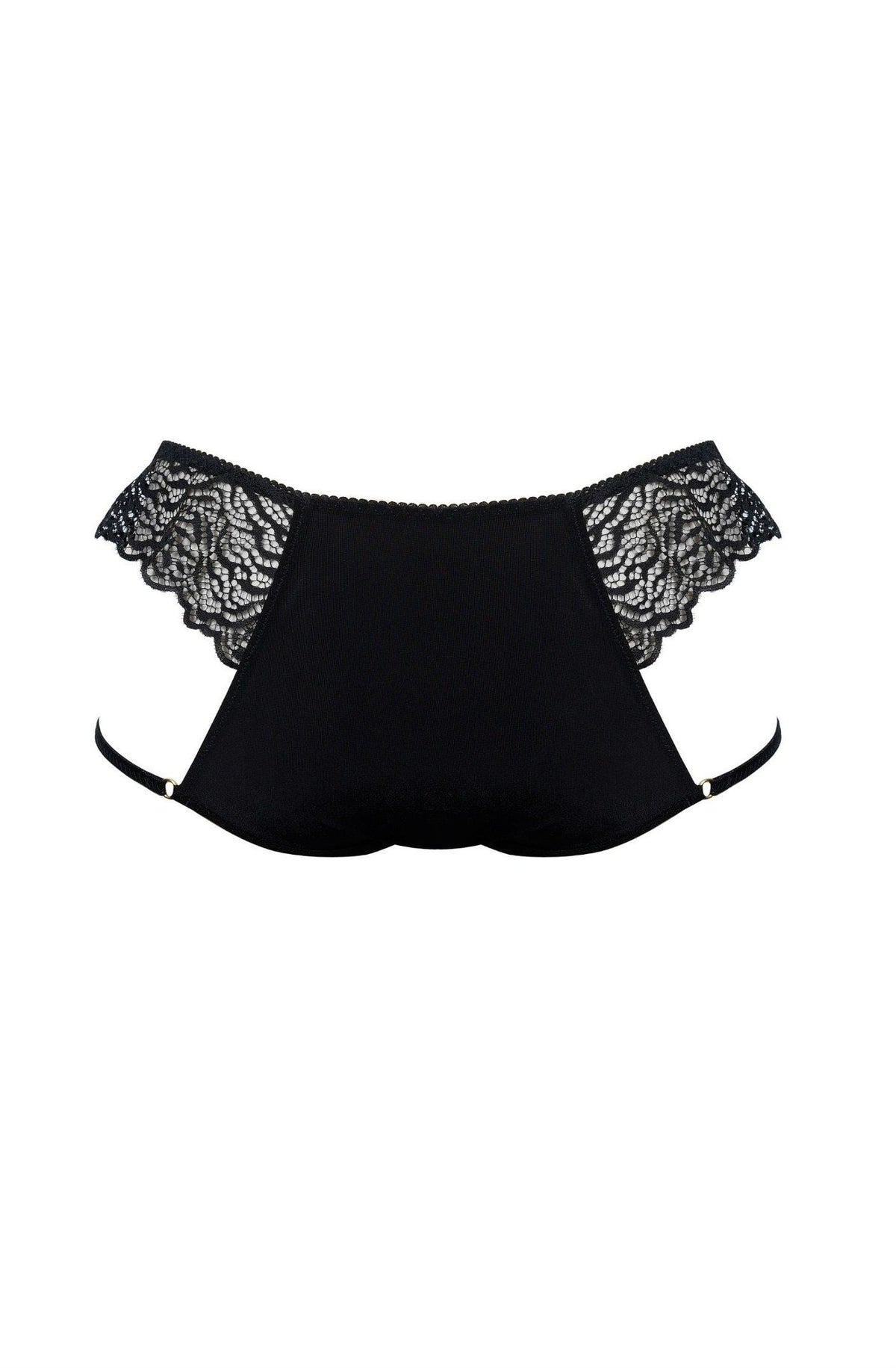Confidante Devil Lace Brief Black/Red
