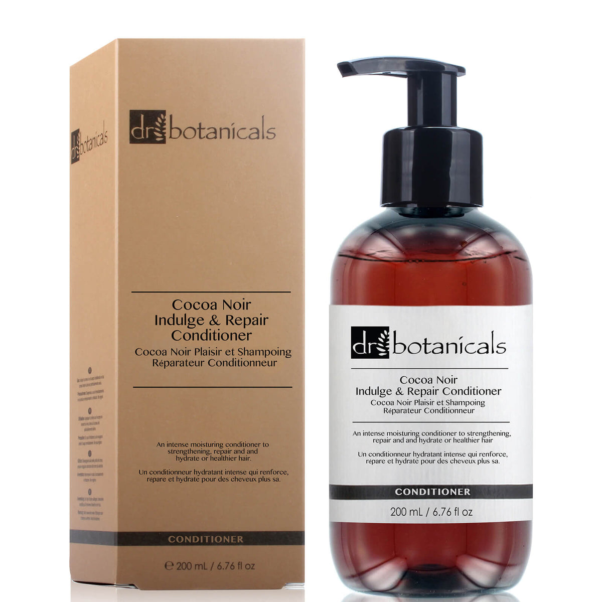 Dr Botanicals Cocoa Noir Indulge and Repair Shampoo & Conditioner 200ml