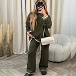 Corinne Casual Loose Two-piece Loungewear Set