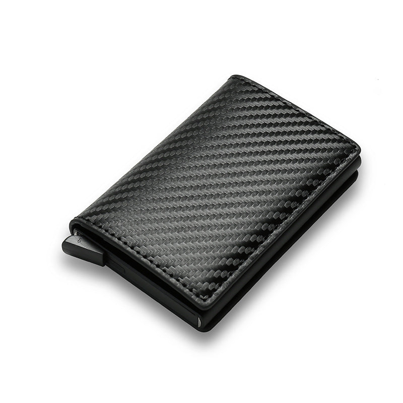 Credit Card Holder Wallet Carbon Fiber Black