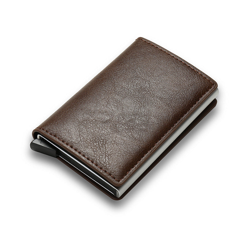 Credit Card Holder Wallet Coffee Dark