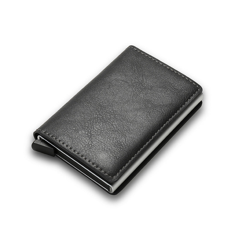 Credit Card Holder Wallet Dark Gray