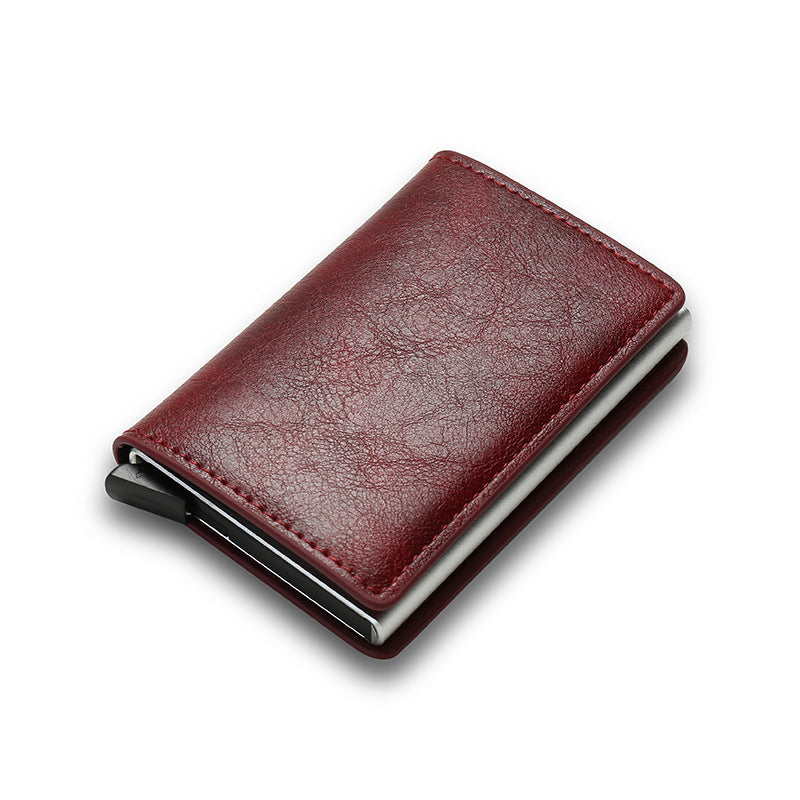 Credit Card Holder Wallet Red