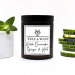 Wolf & Wilde Cucumber, Ginger & Mint Luxury Aromatherapy Scented Candle