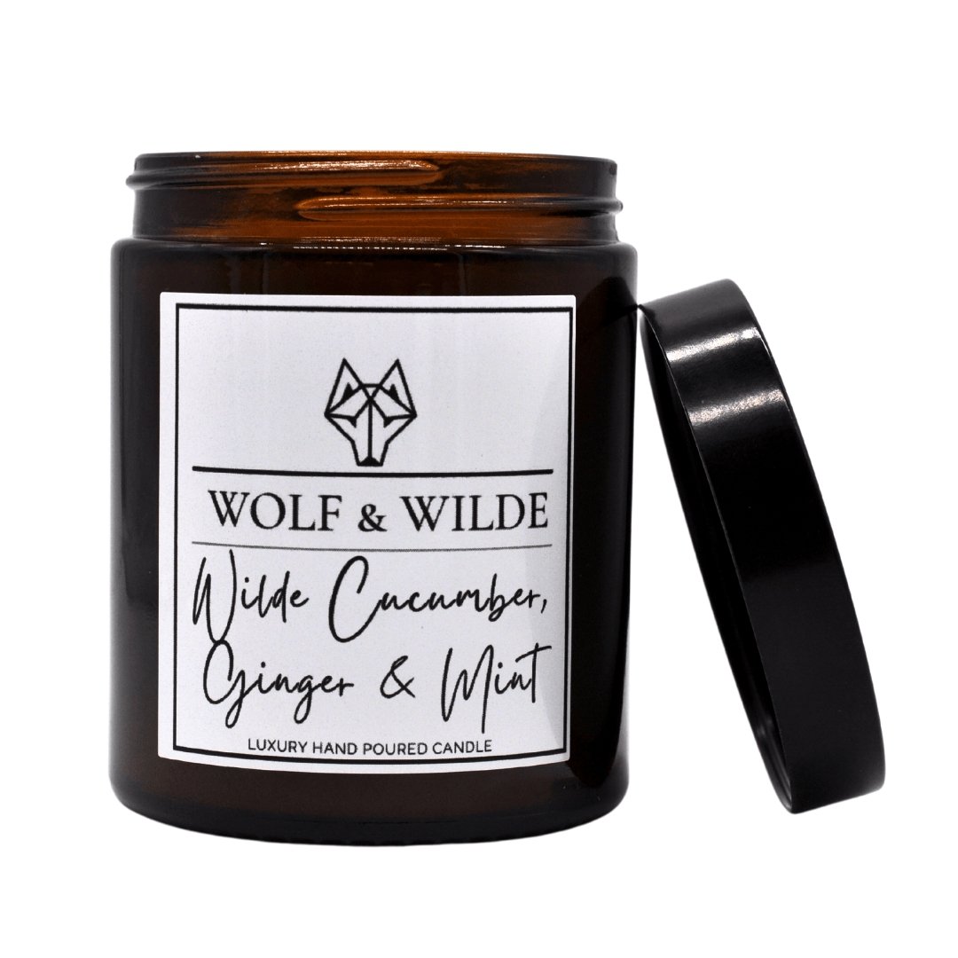 Wolf & Wilde Cucumber, Ginger & Mint Luxury Aromatherapy Scented Candle