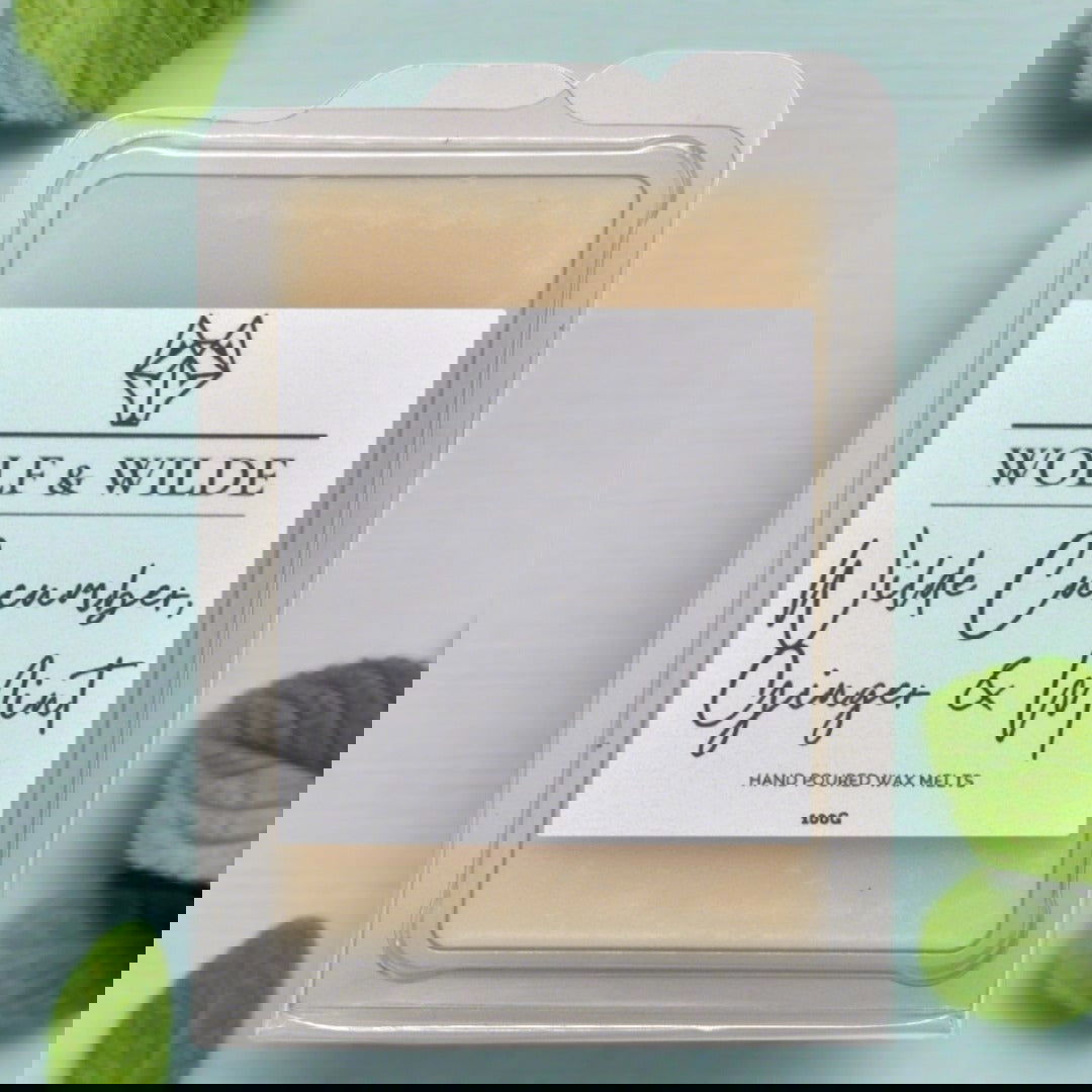 Cucumber, Ginger & Mint Soy Wax Melts 100g