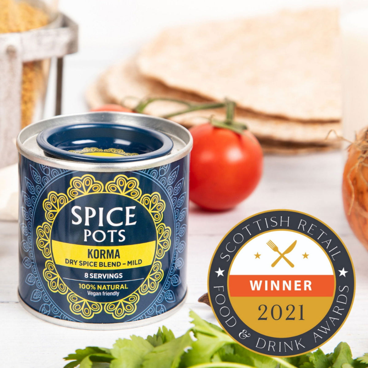 Spice Pots Curry Spice Kit with 3 x Recipe Booklets with Weight Watching Smart Points