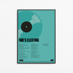 Custom Record Lyrics Wall Art Print