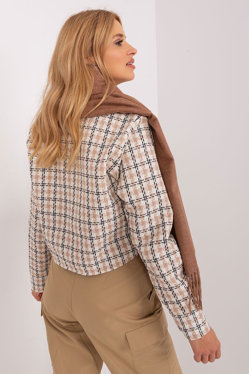 AT Warm Tassel Winter Shawl Scarf