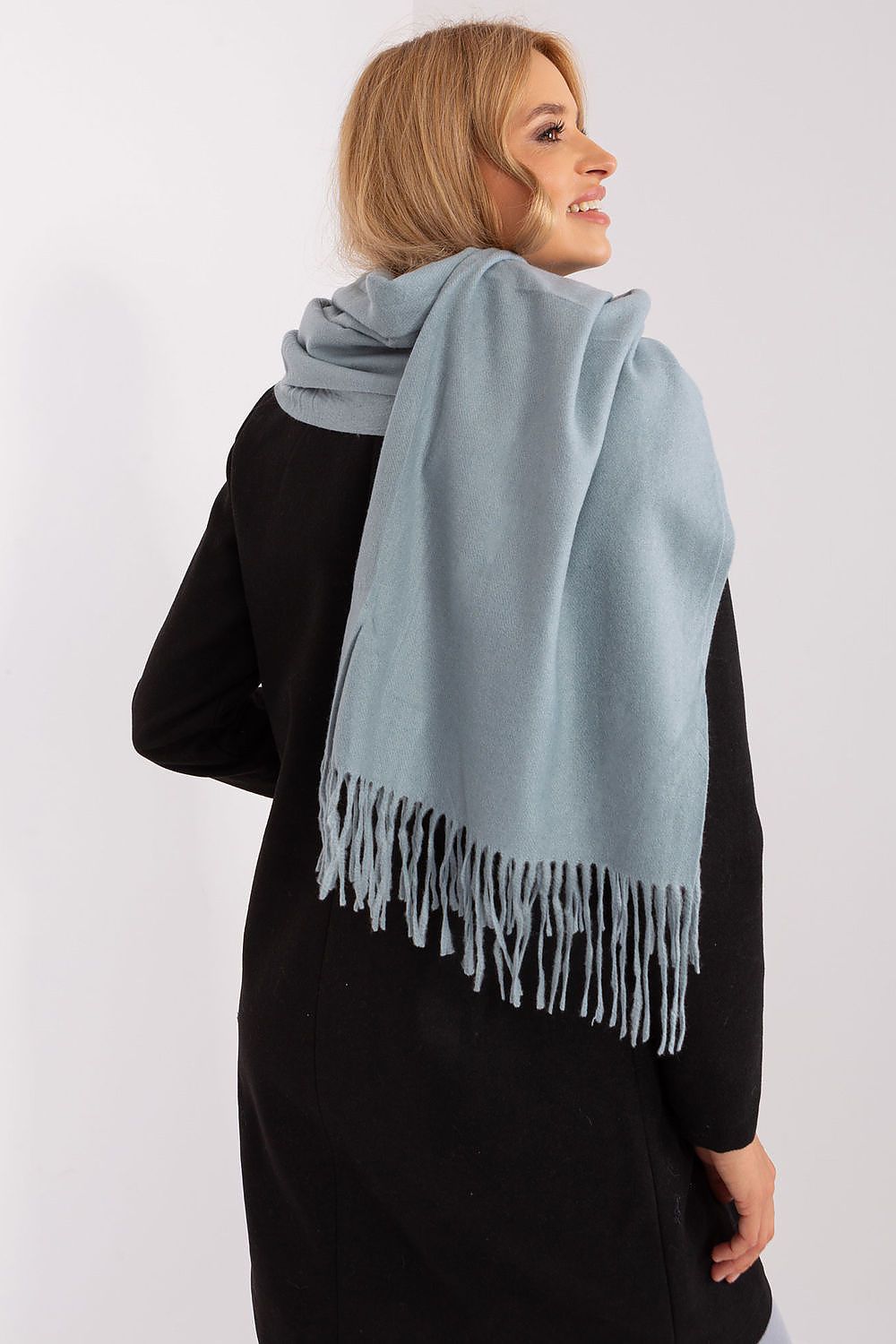 AT Warm Tassel Winter Shawl Scarf