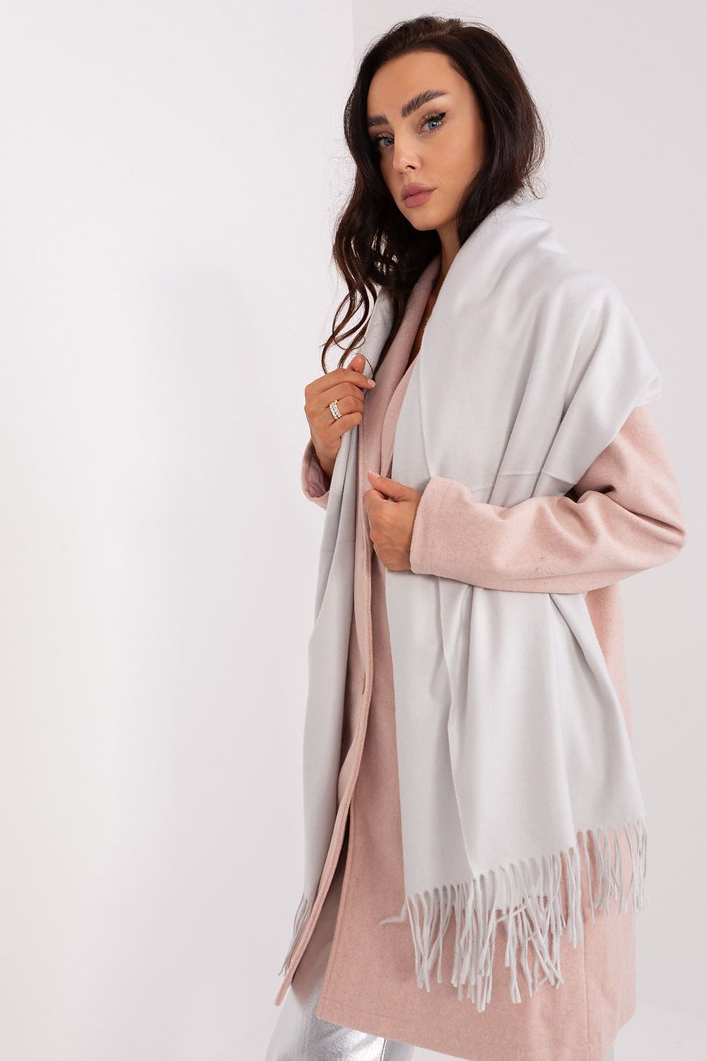 AT Warm Tassel Winter Shawl Scarf