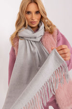 AT Warm Tassel Winter Shawl Scarf