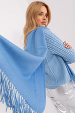 AT Warm Tassel Winter Shawl Scarf