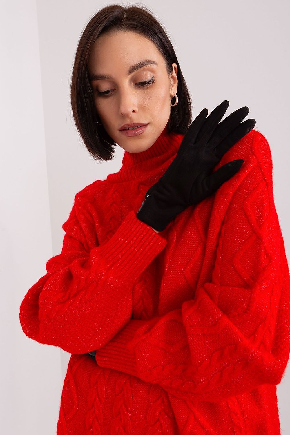 AT Dual-Material Touchscreen Gloves black