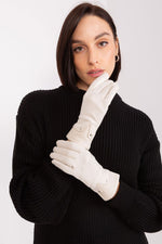 AT Dual-Material Touchscreen Gloves beige