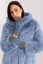 AT Contrasting Insert Gloves blue
