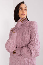 AT Contrasting Insert Gloves violet