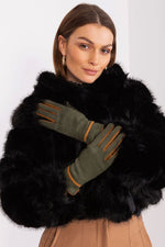 AT Contrasting Insert Gloves green 3