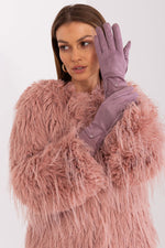 AT Dual-Material Touchscreen Gloves violet