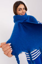 AT Geometric Tassel Shawl Scarf