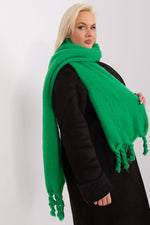 AT Geometric Tassel Shawl Scarf