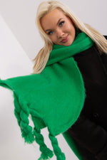 AT Geometric Tassel Shawl Scarf