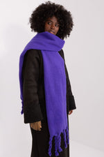 AT Geometric Tassel Shawl Scarf