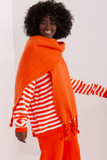 AT Geometric Tassel Shawl Scarf