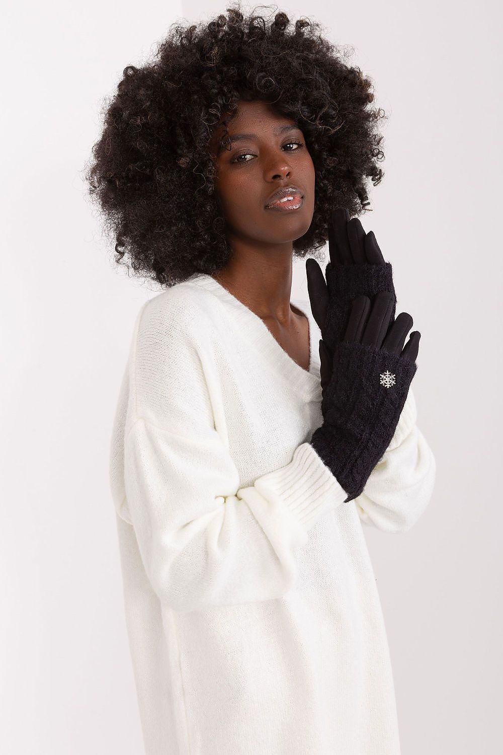 AT Knitted Insulation Touch Gloves black one-size-fits-all