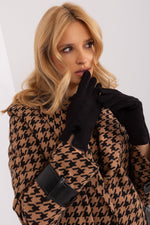 AT Geometric Pompom Insulated Gloves