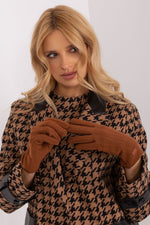 AT Patch-Detail Insulated Gloves brown