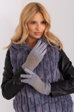 AT Touchscreen Smooth Winter Gloves with Removable Lining grey