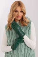AT Insulated Eco-Leather Gloves green