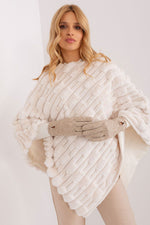 AT Geometric Pattern Insulated Gloves beige