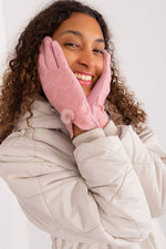 AT Geometric Pompom Insulated Gloves