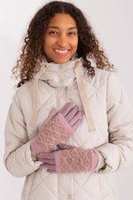 AT Touchscreen Smooth Winter Gloves with Removable Lining pink 3