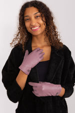 AT Insulated Eco-Leather Gloves violet