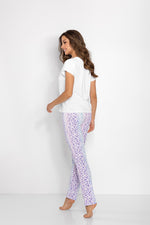 Momenti Per Me Heart Neckline Two-Piece Pyjama Set