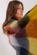 AT Long Colourful Plaid Shawl Scarf