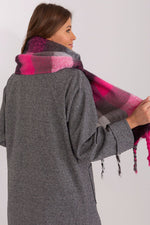 AT Long Colourful Plaid Shawl Scarf