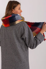 AT Long Colourful Plaid Shawl Scarf