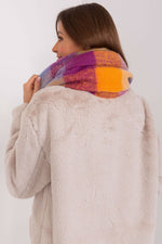 AT Long Colourful Plaid Shawl Scarf
