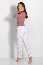 Momenti Per Me Printed Blouse and Pants Pyjama Set