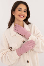 AT Ribbed Warmth Gloves pink