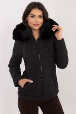 Factory Price Short Quilted Coat Jacket black