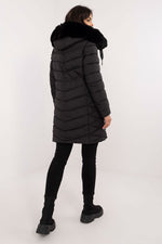 Factory Price Fur Hooded Quilted Coat