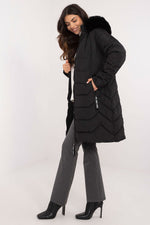 Factory Price Fur Collar Long Parker Coat