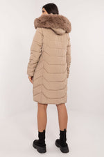 Factory Price Fur Collar Long Parker Coat