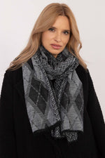 AT Geometric Pattern Neckerchief black 2 one-size-fits-all
